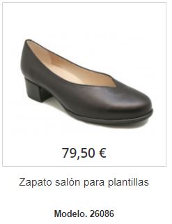 zapato salon plantillas